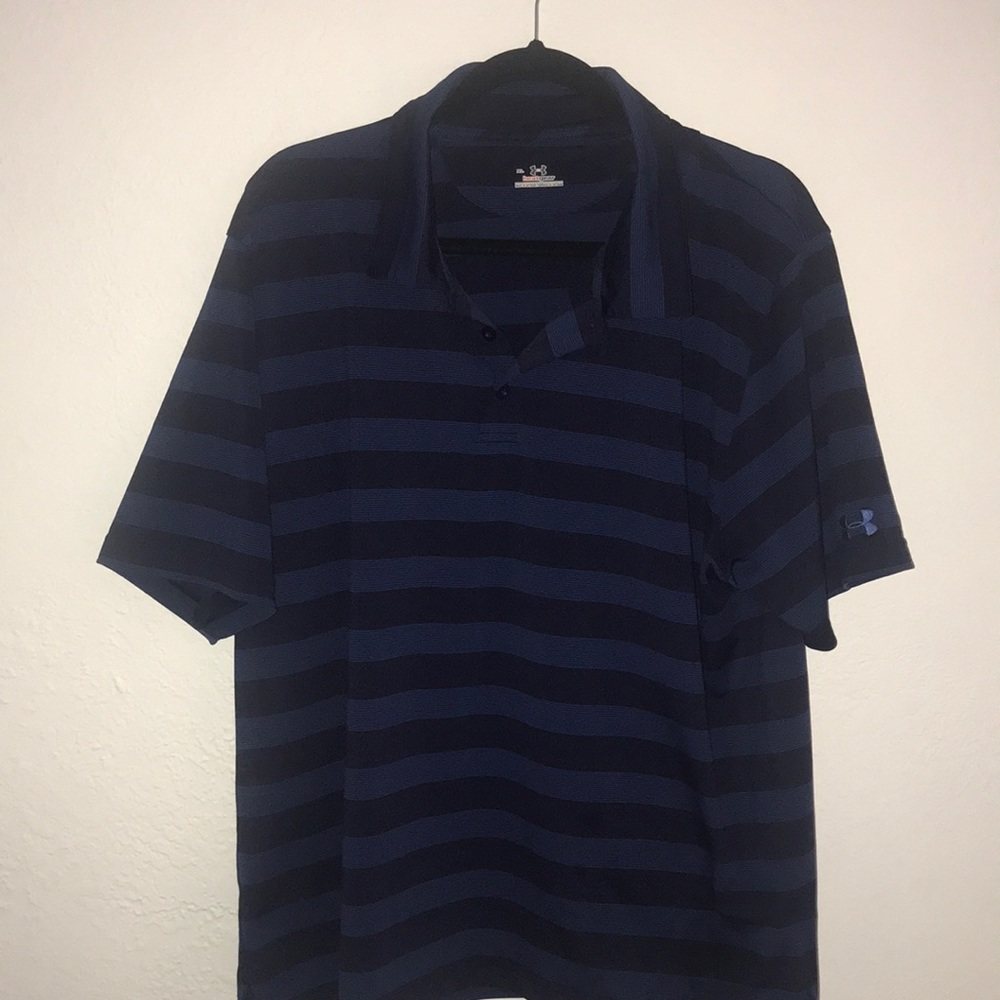 Under Armour Heat Gear Polo Style Shirt Size XL